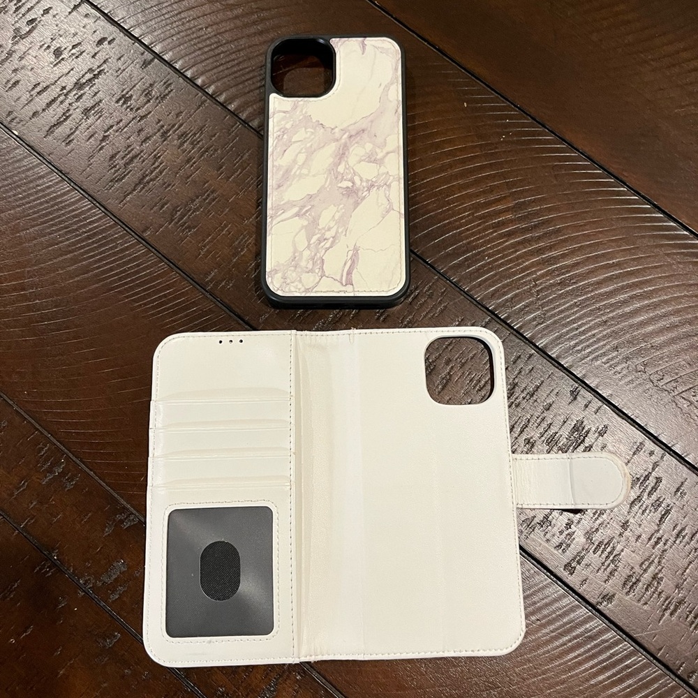 LUMARKE iPhone 13 Wallet Case - Detachable Flip Folio Cover